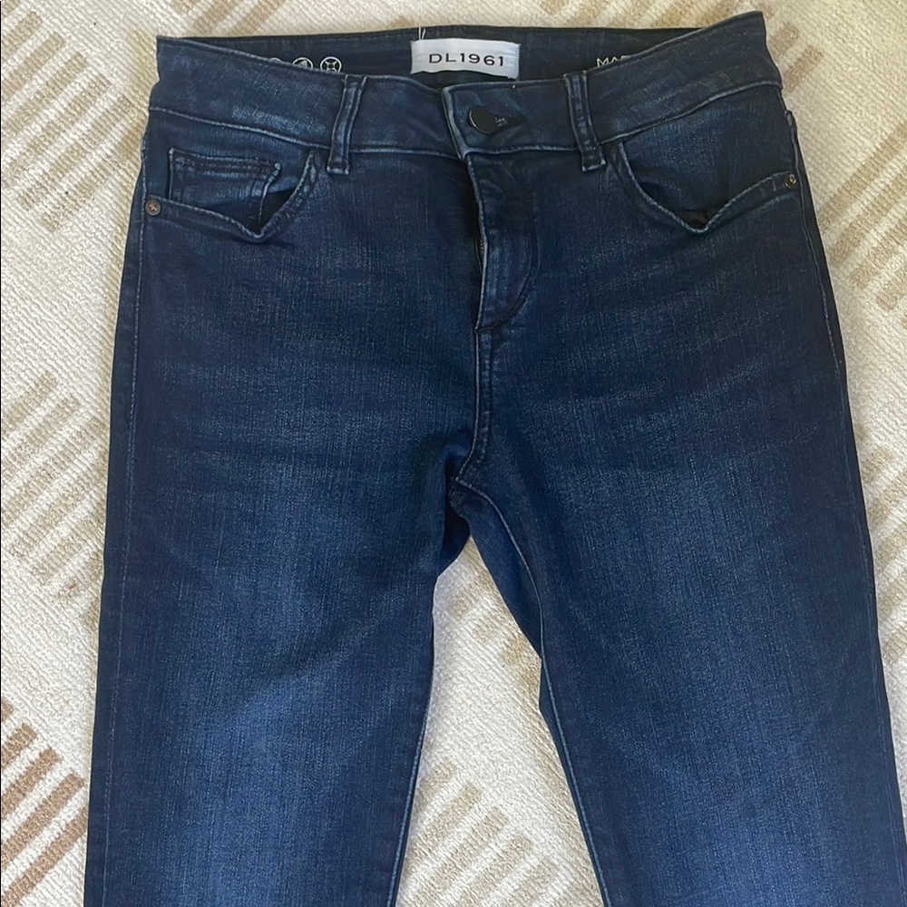 DL1961 Margaux Skinny Jean in Bentley Blue Size 25